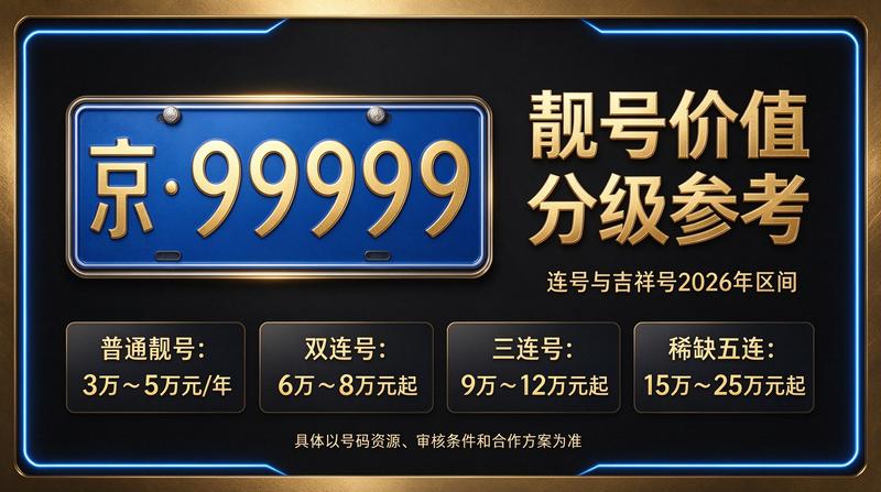 闲置北京指标京牌展示图